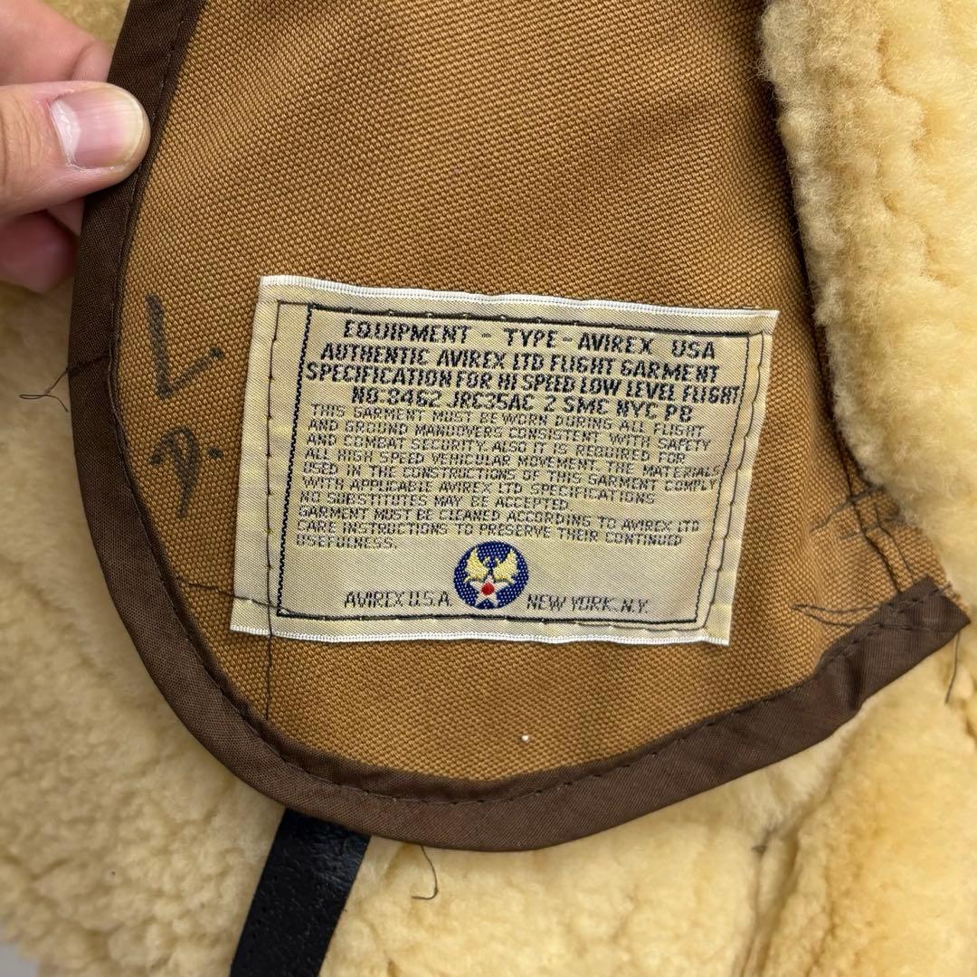 希少サイズ(32)【美品】AVIREX/B-3ムートンフライトジャケット/USA