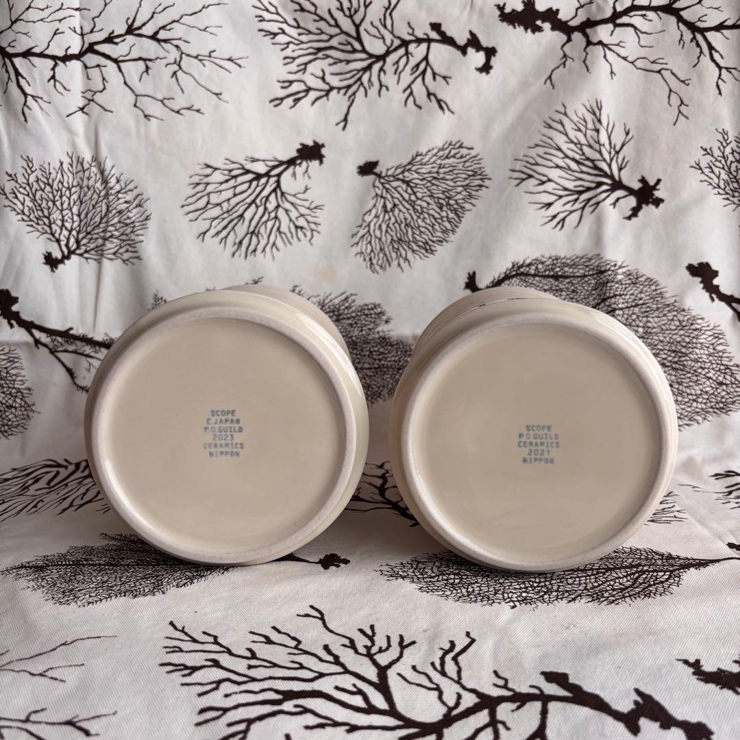 【美品】scope キッチンツールキャニスター 170mm グレー ２個 セット