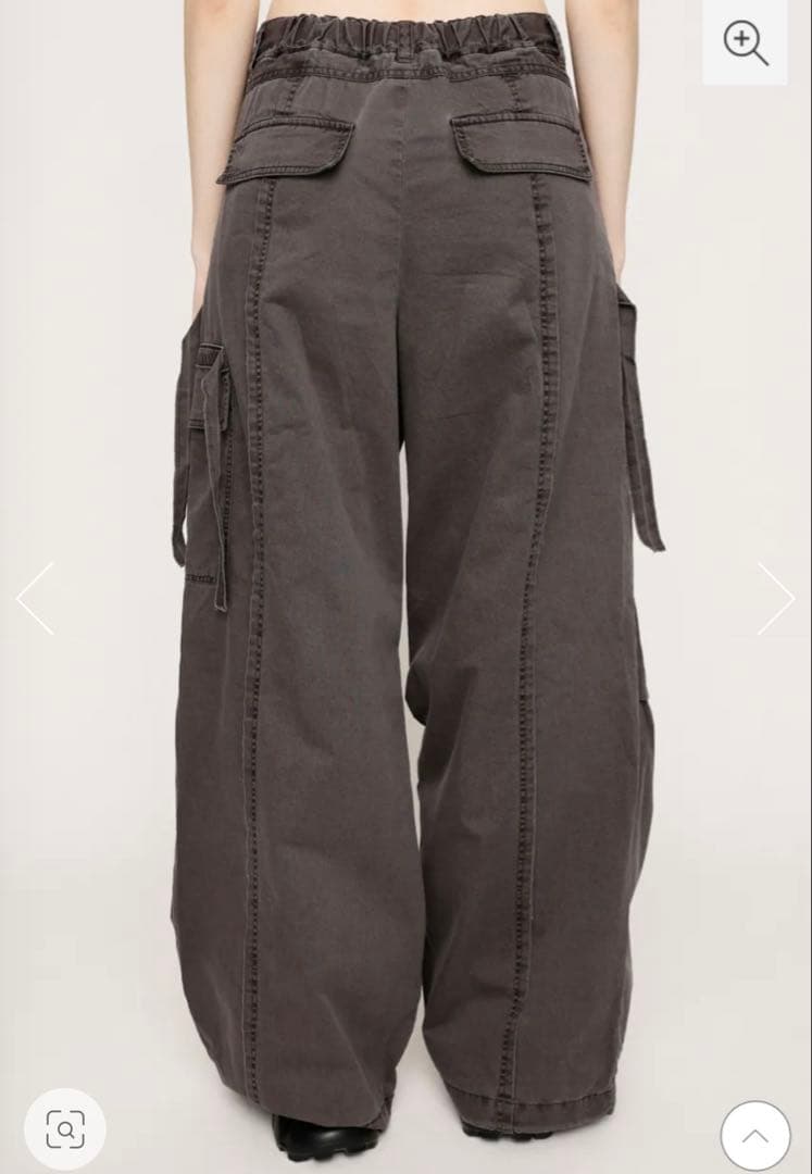 SLY タックワイドウーブンパンツ