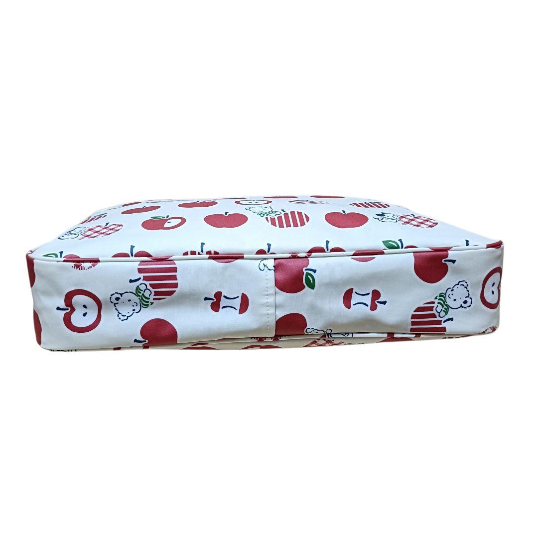 ファミリア familiar トートバッグ レッスンバッグ りんご