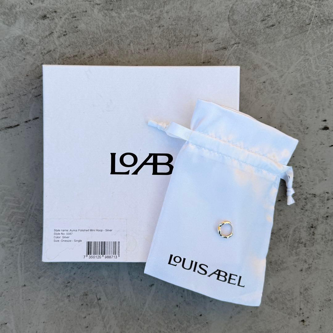 アクセサリー LOUIS ABEL AUREA POLISHED MINI HOOP