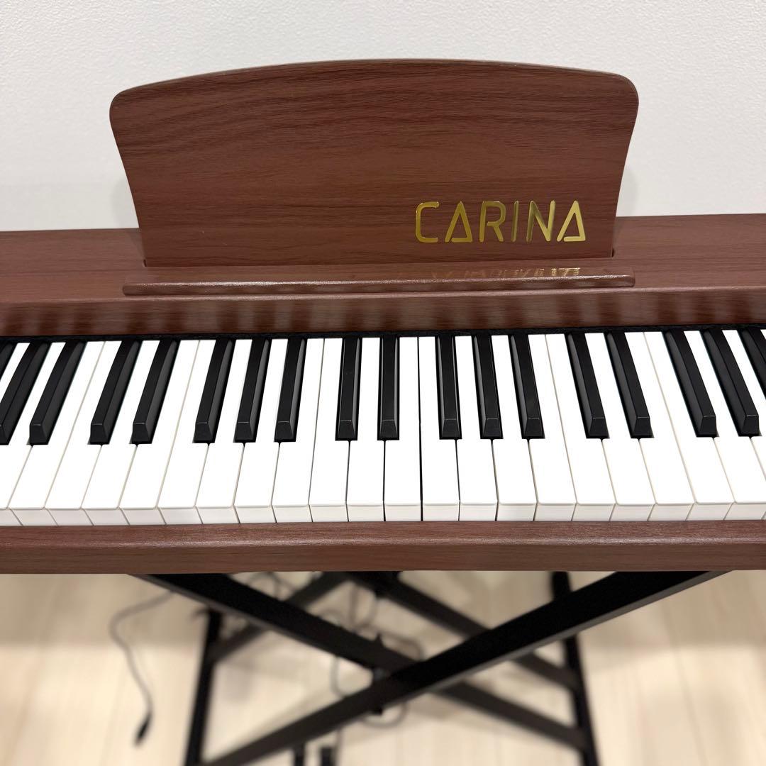 【美品】　CARINA カリーナ　電子ピアノ　88鍵盤　スタンド付き　キーボード