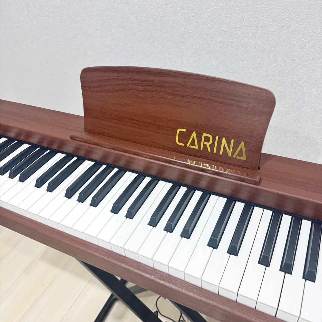 【美品】　CARINA カリーナ　電子ピアノ　88鍵盤　スタンド付き　キーボード