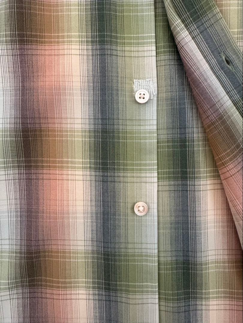 AURALEE チェック柄 ロングシャツワンピース