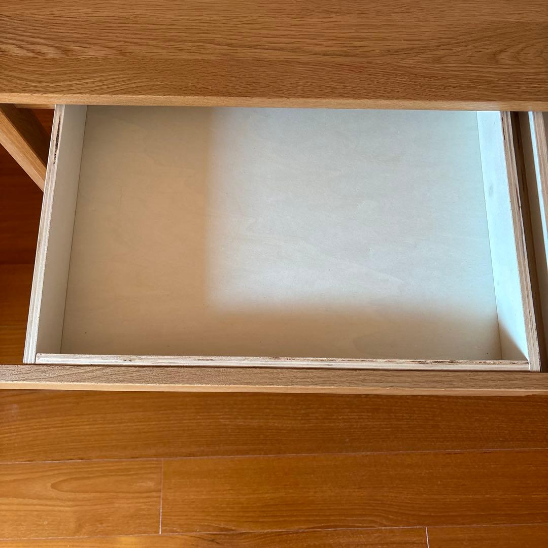 【美品】無印良品　木製デスク　オーク材　学習机