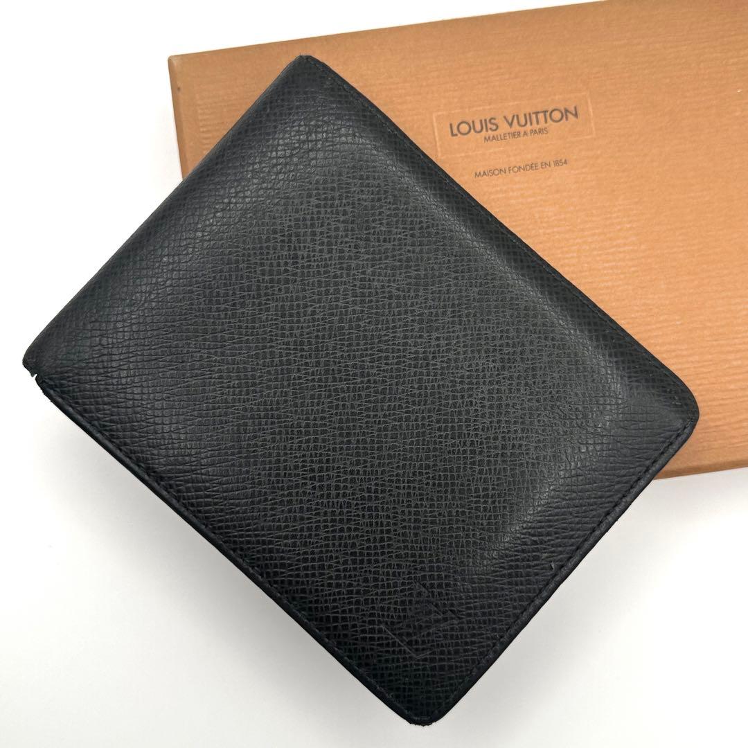 【箱付】LOUIS VUITTON ポルトフォイユ フロリン タイガ ブラック