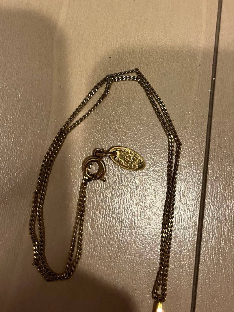 CHANEL ヴィンテージ　ゴールド　ネックレス　ココマーク　正規品
