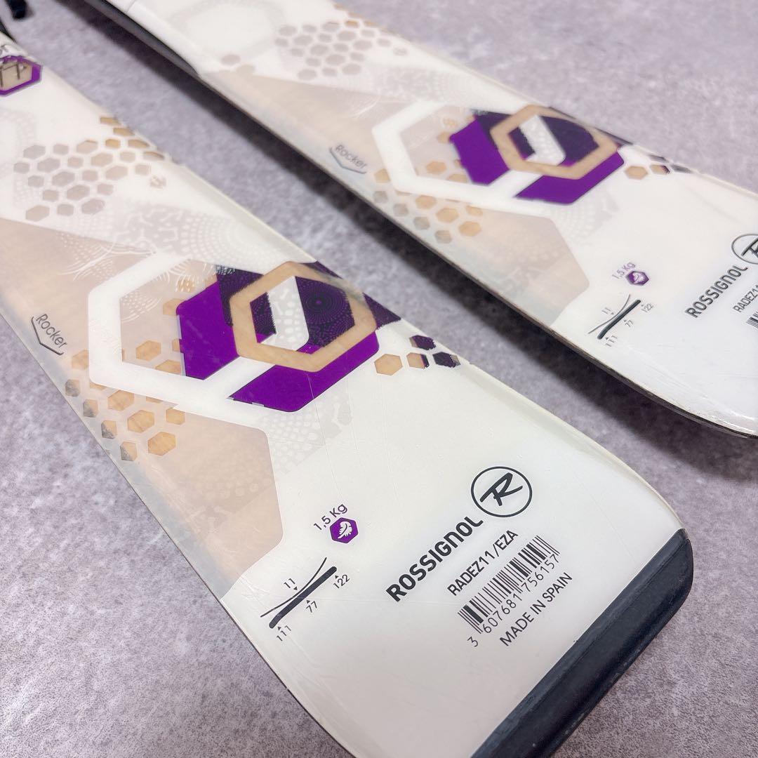 ロシニョール テンプテーション77 144cm レディース 女 スキー板 セット