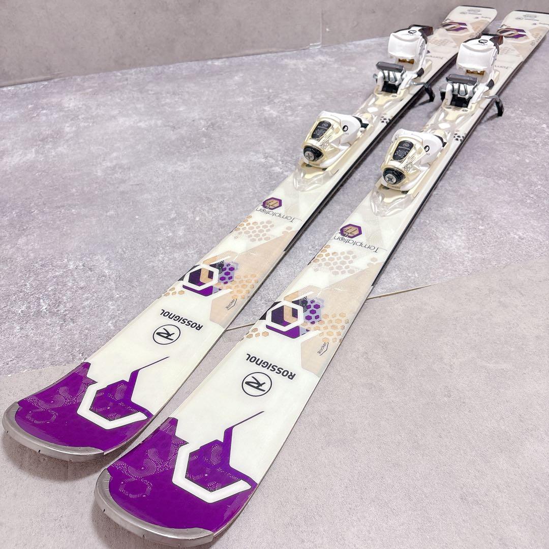 ロシニョール テンプテーション77 144cm レディース 女 スキー板 セット