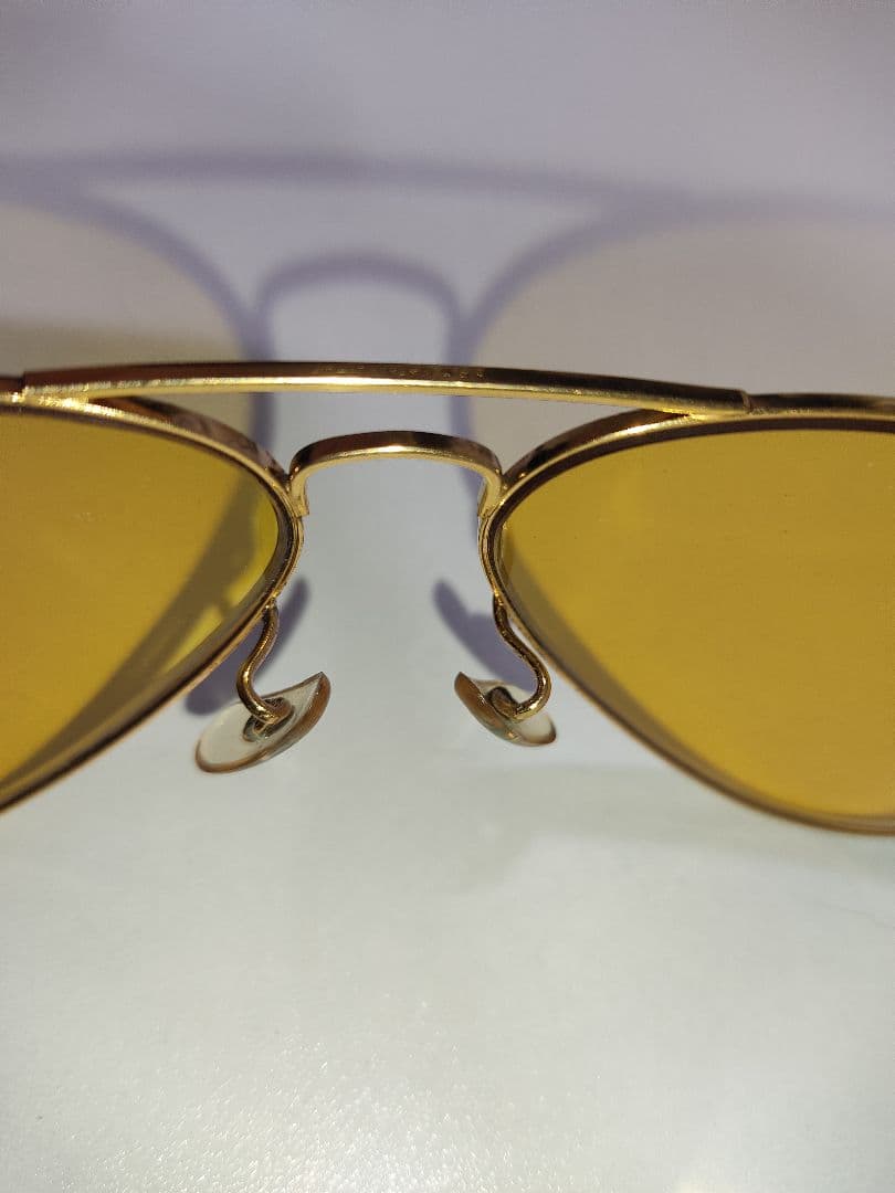 レイバン Ray-Ban USA B＆L レトロサングラス　金色フレーム