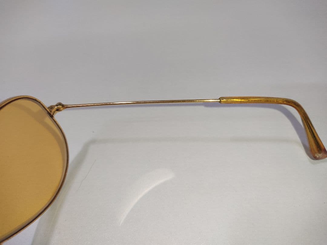 レイバン Ray-Ban USA B＆L レトロサングラス　金色フレーム