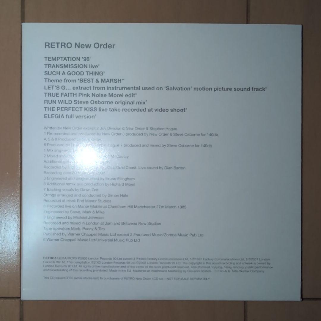 New Order / Retro 限定5枚組