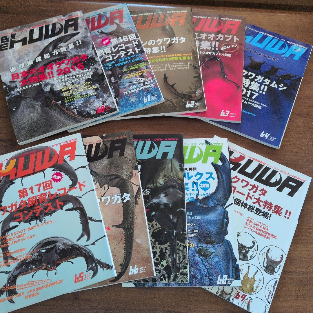 ビークワ　まとめ売り　60〜69号　10冊