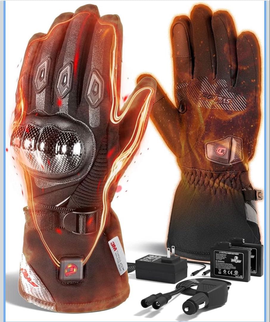 【IRON JIAS】カーボンナノチューブ／／／電熱グローブ　size:XL