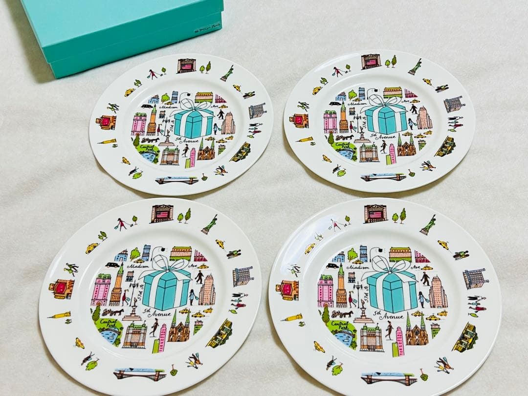 Tiffanyティファニープレート 4枚セット