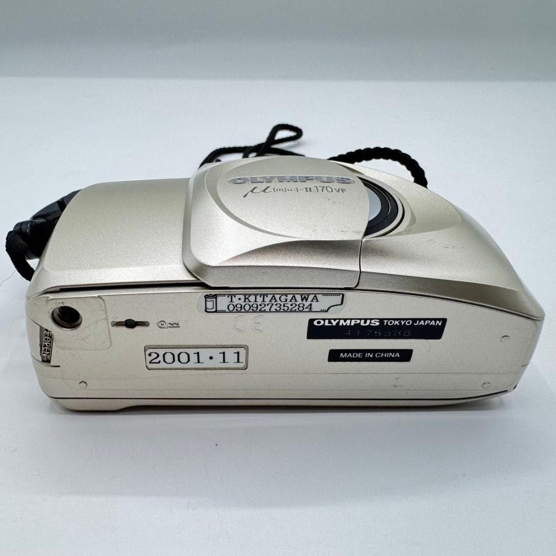 OLYMPUS コンパクトフィルムカメラ μ mju II 170vf