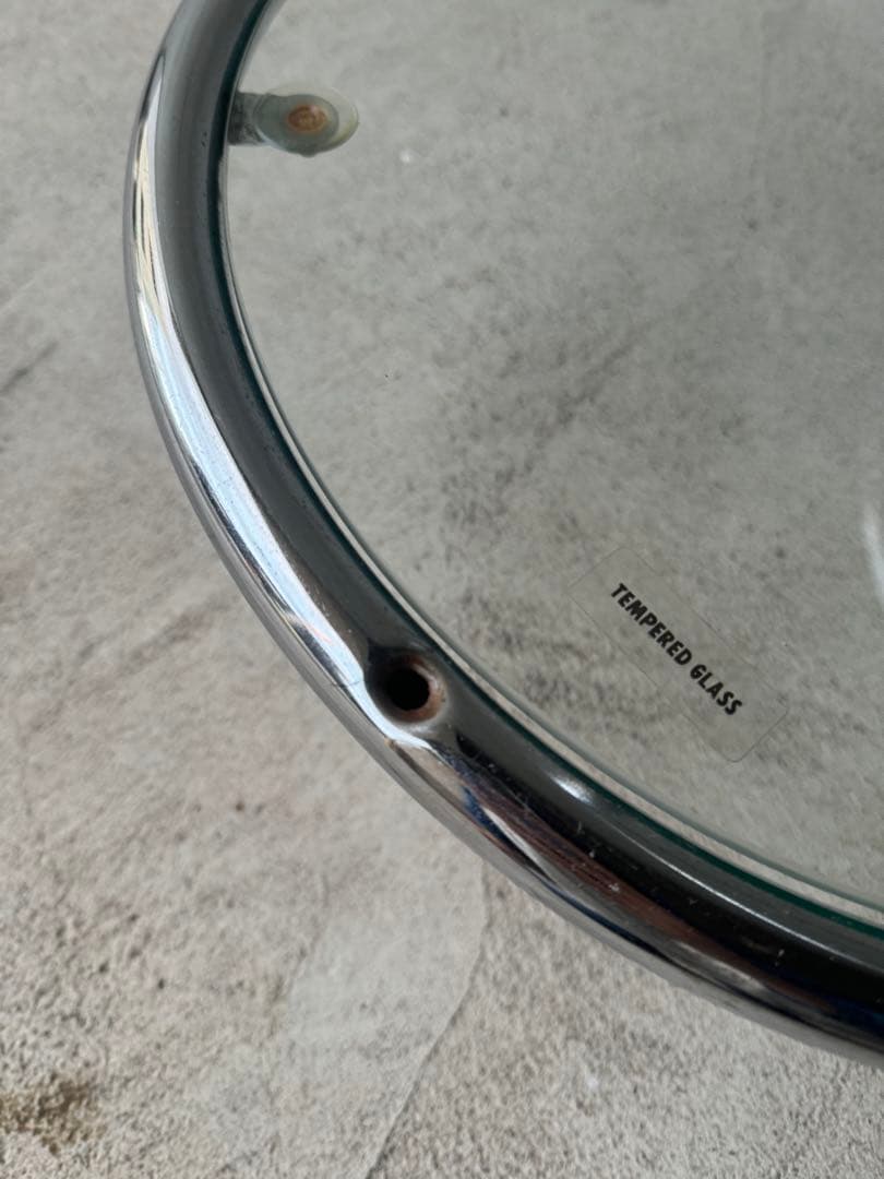 ミッドセンチュリー　ラウンドテーブル　スペースエイジ　Y2K