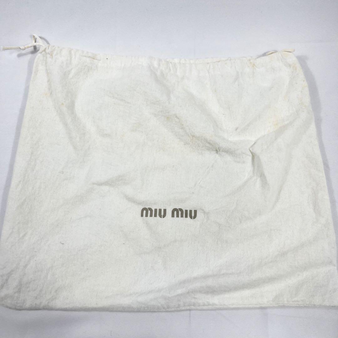 ✨ Miu Miu アーカイブ ワンショルダーバッグ オールレザー リボン