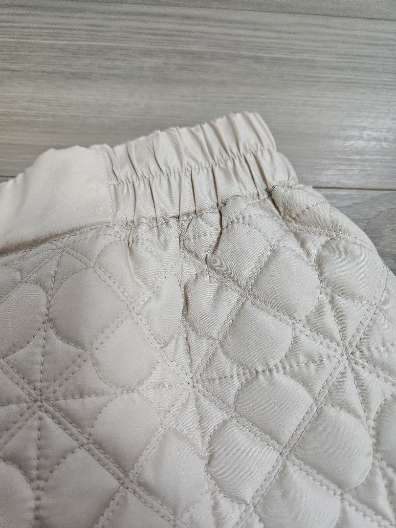 タグ付き 未使用 Liten リテン キルティングショートパンツ ピーチ