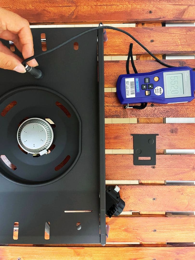 ⭕️限定値「マットブラック耐熱塗装」 スノーピーク　フラットバーナーGS-450R