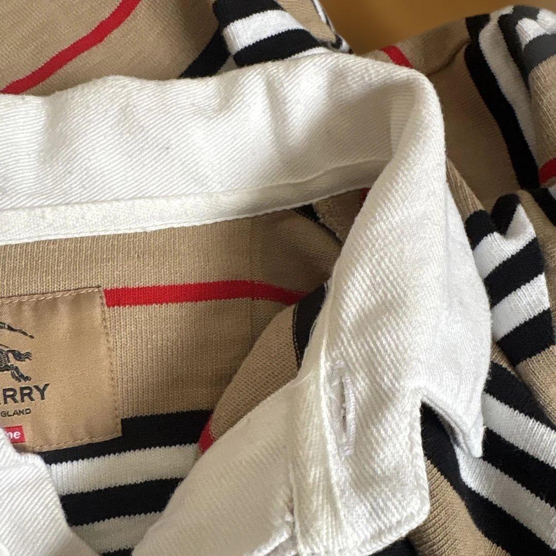 Supreme / Burberry Rugby \"Beige\" ラグビーシャツ