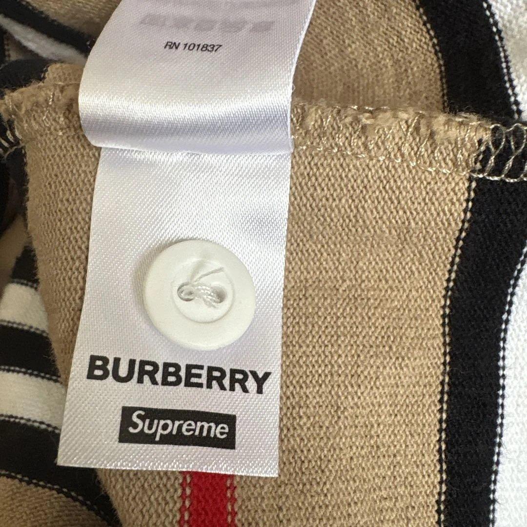Supreme / Burberry Rugby \"Beige\" ラグビーシャツ