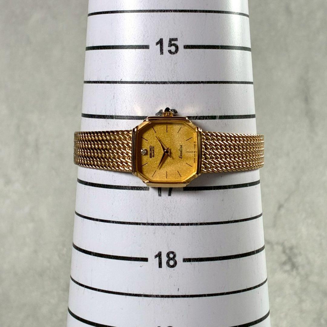 seiko セイコー 腕時計 エクセリーヌ クォーツ ゴールド 稼働