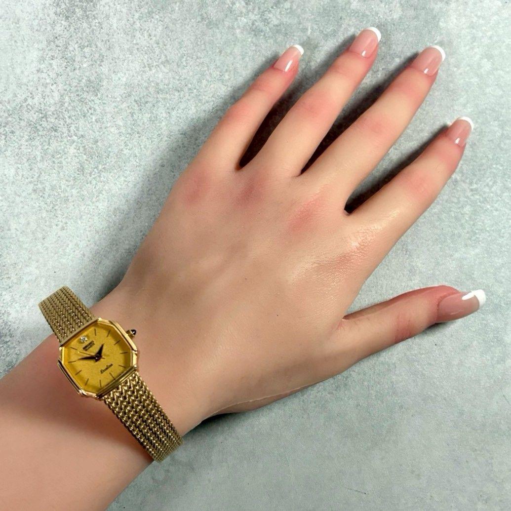 seiko セイコー 腕時計 エクセリーヌ クォーツ ゴールド 稼働