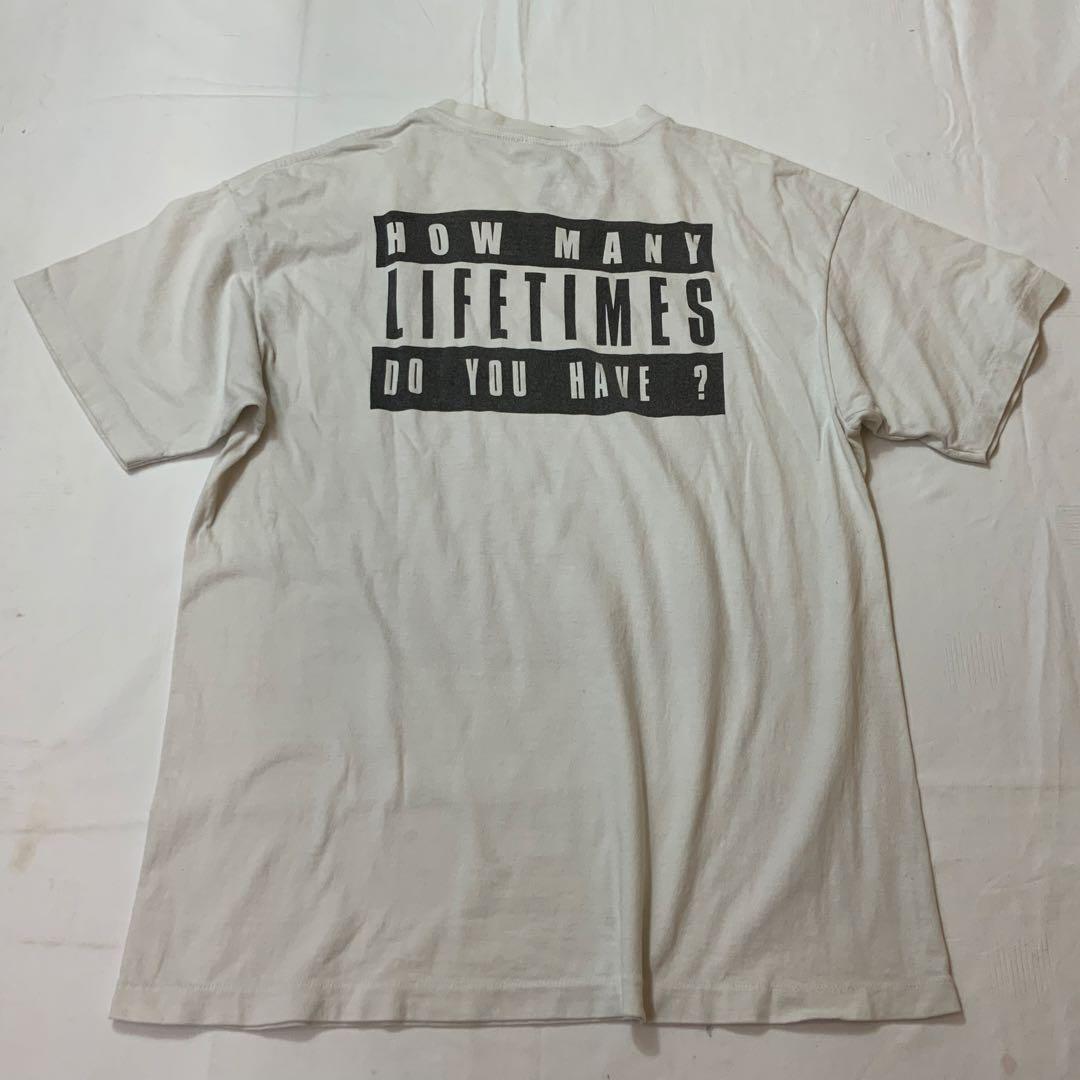 S/S セントマイケル デニムティアーズ Tシャツ ヴィンテージ加工 L