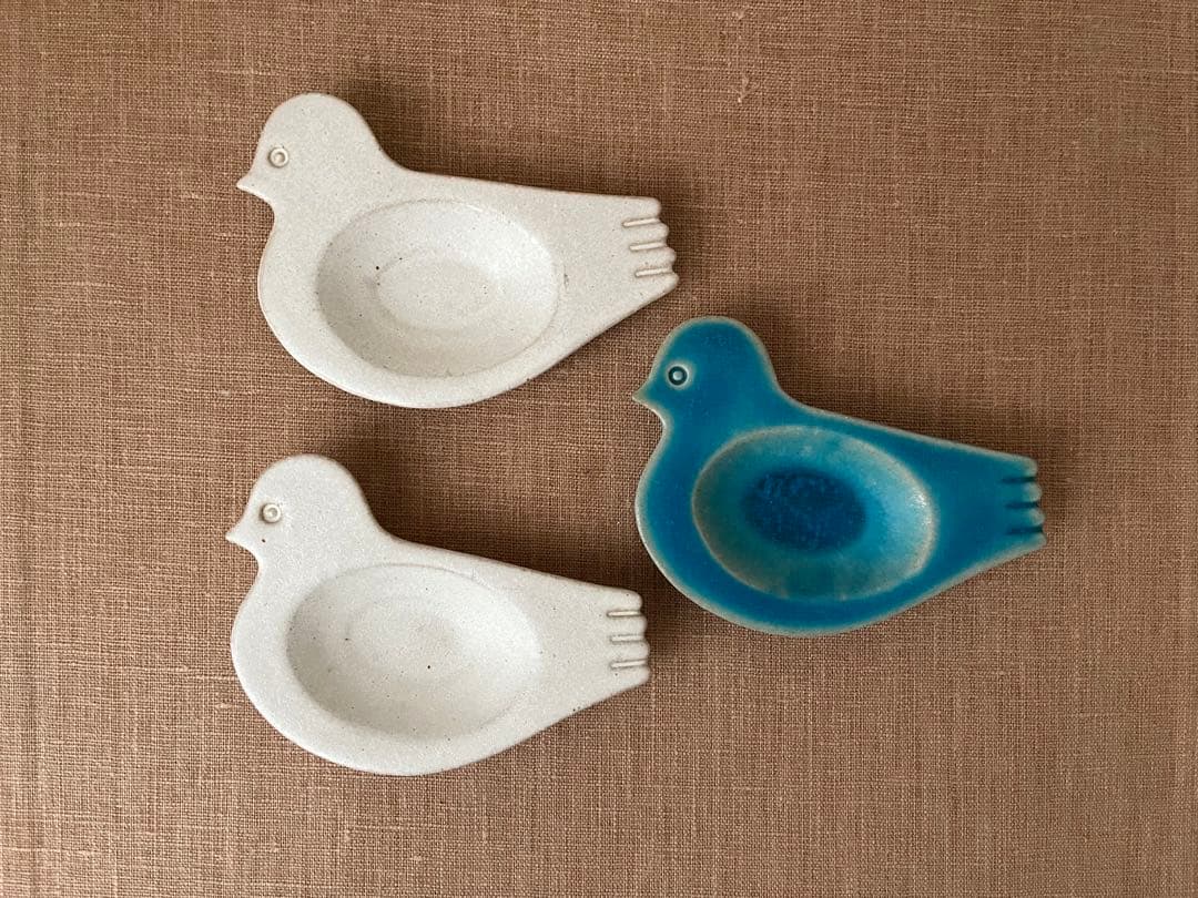 スタジオポッター　コエダ　トリ　豆皿