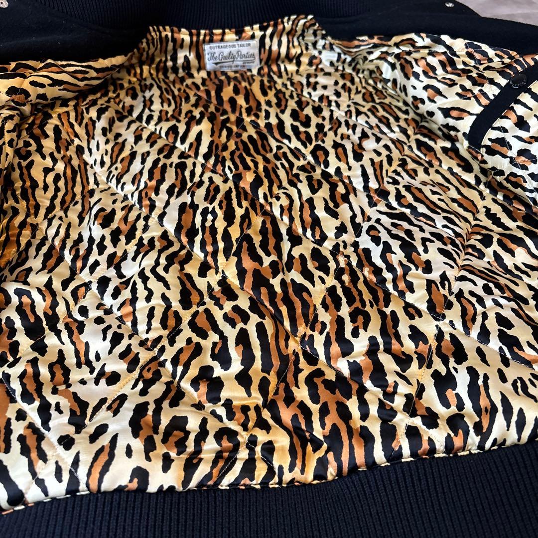 ワコマリア wacko maria スタジャン 内側レオパード