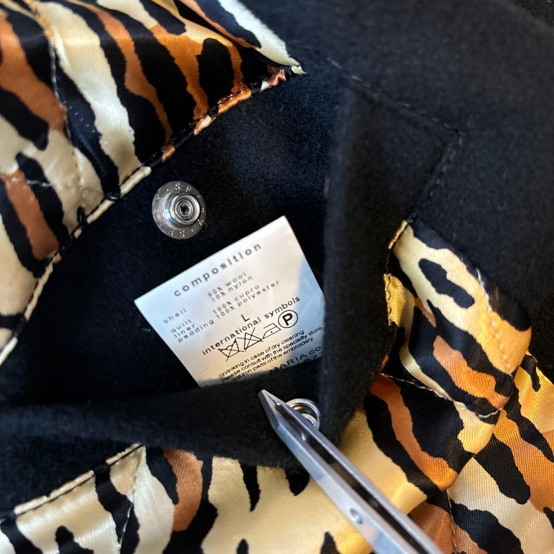 ワコマリア wacko maria スタジャン 内側レオパード