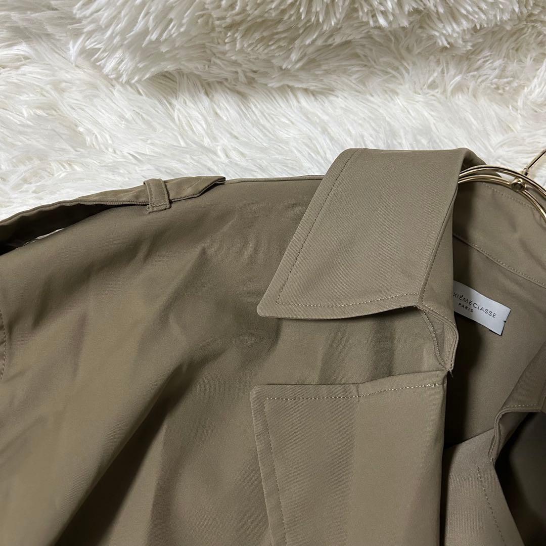 Deuxieme Classe トレンチコート カーキ きれいめ