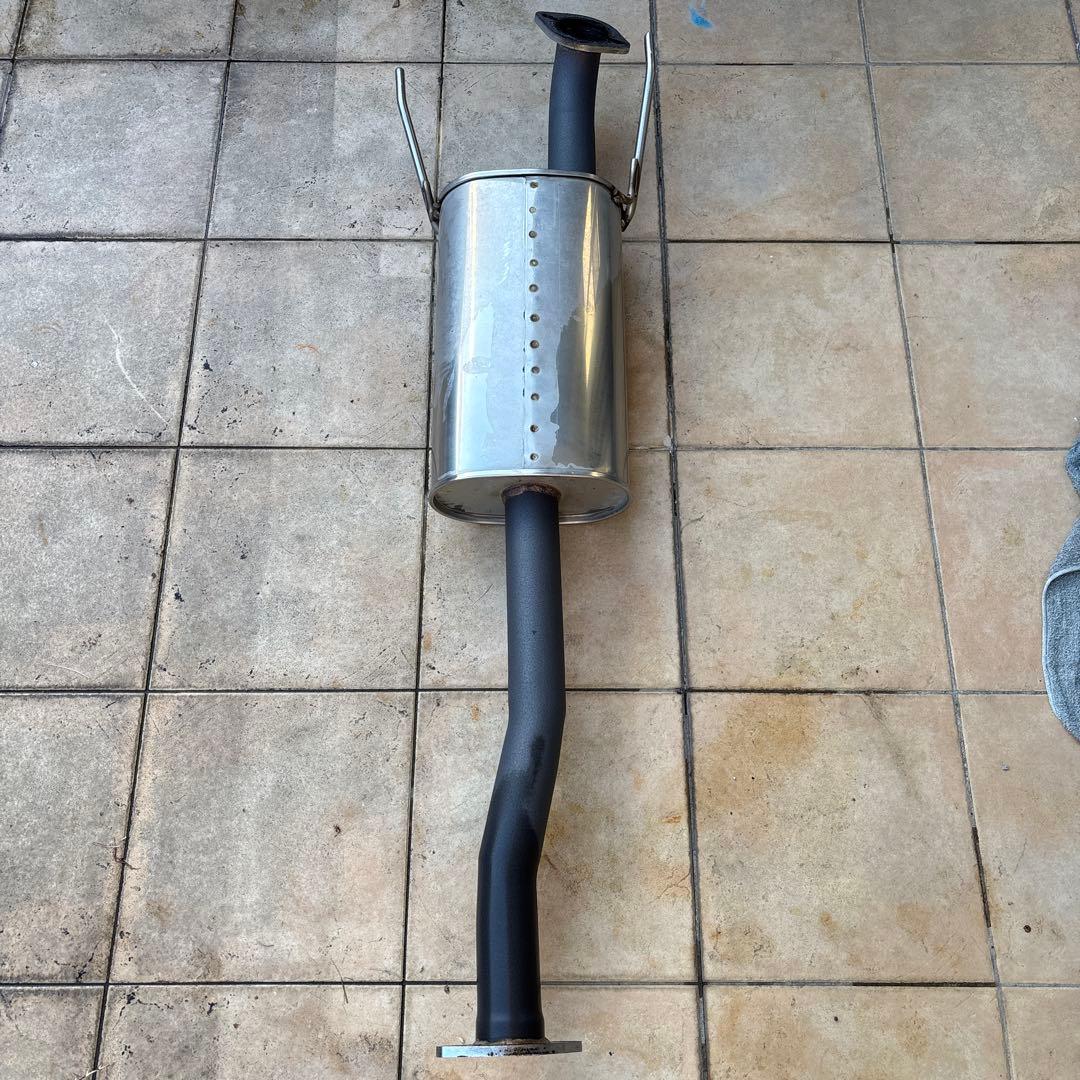 150プラド後期ガソリン用 BE FREE 中間マフラー＆Greddyマフラー