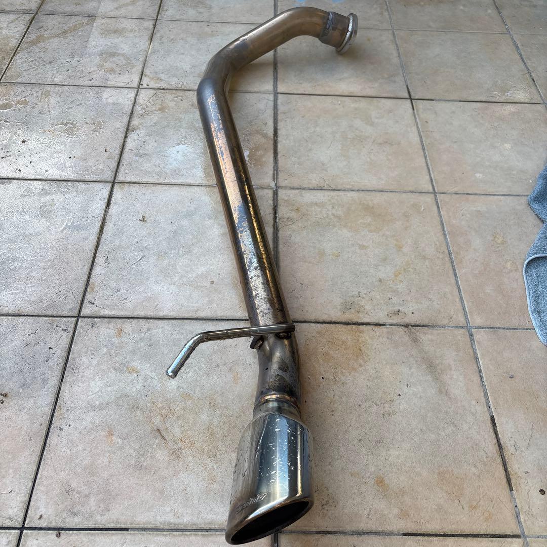 150プラド後期ガソリン用 BE FREE 中間マフラー＆Greddyマフラー