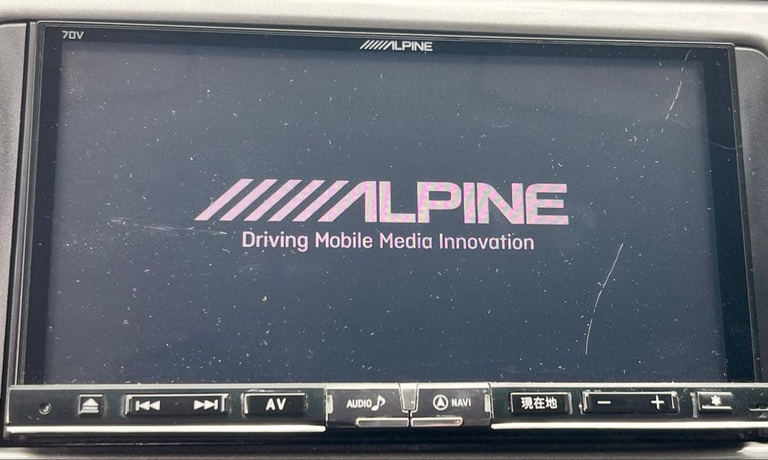 ALPINE 7DV カーナビ 地図データ2023年
