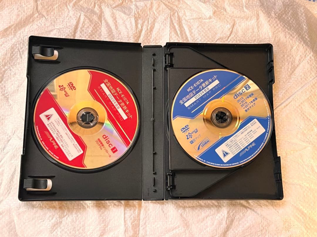 ALPINE 7DV カーナビ 地図データ2023年