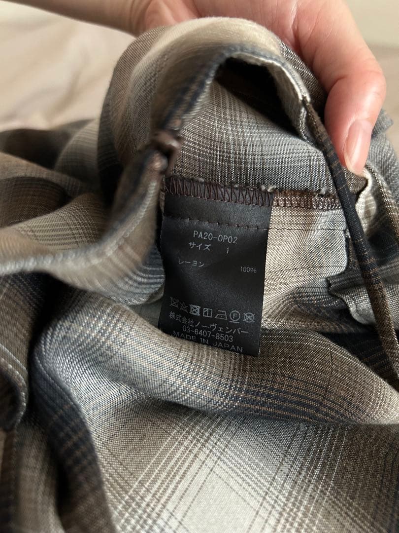 PHEENY ❤︎ レーヨン オンブレ チェック オールインワン フィーニー