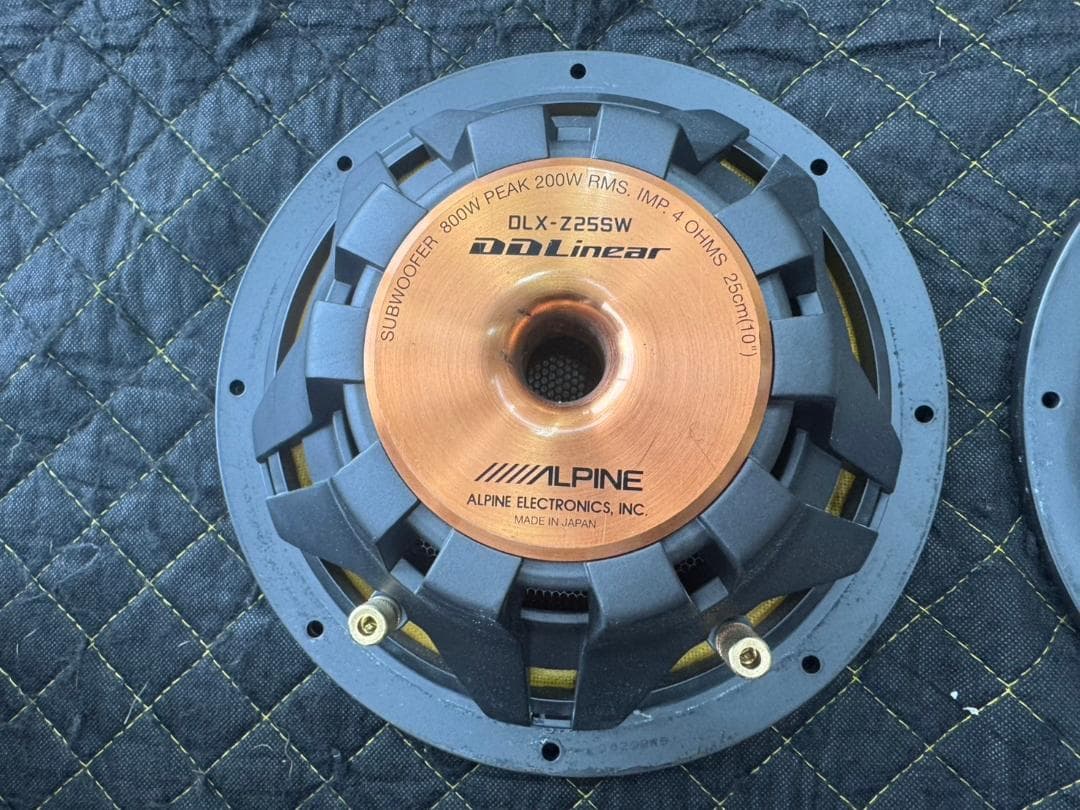 ALPINE DLX-Z25SW ウーハー 2個セット