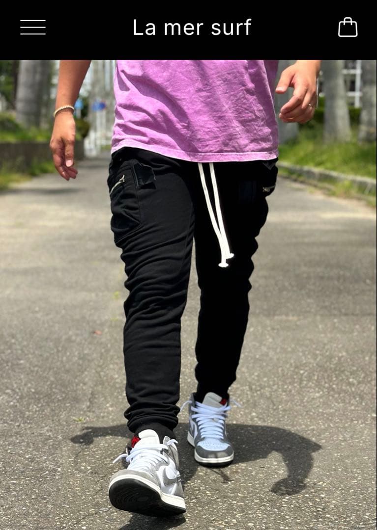 La mer surf スリムフィットカーゴパンツ