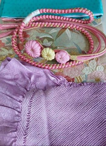 限定セール！1/18(日)まで　433.振袖7点セット 正絹　フルセット　成人式