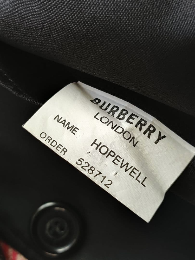 美品　 バーバリーロンドン　ノバチェック　リバーシブル　ジャケット コート　毛