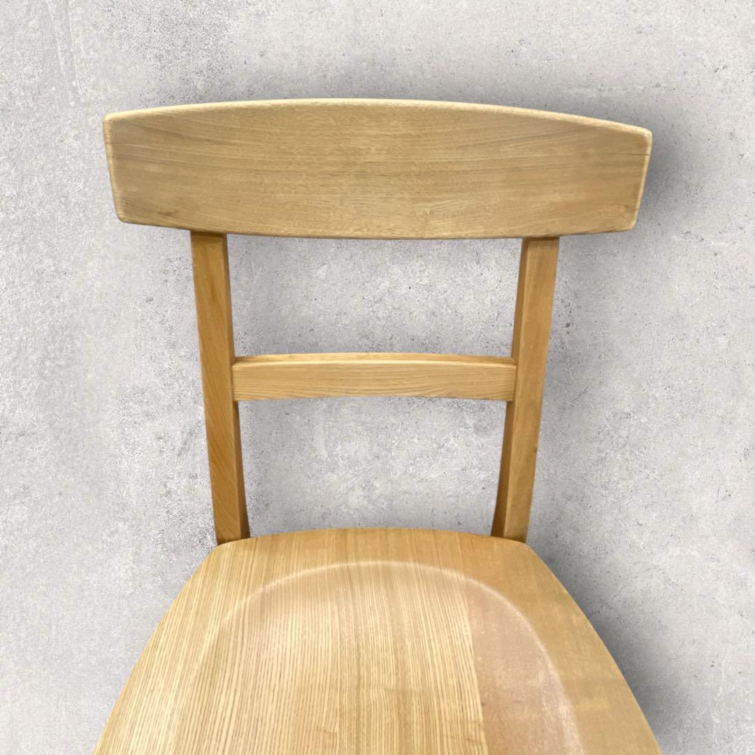 ダイニングチェア　2脚セット　オーク　木製　カリモク　無印　ナチュラル