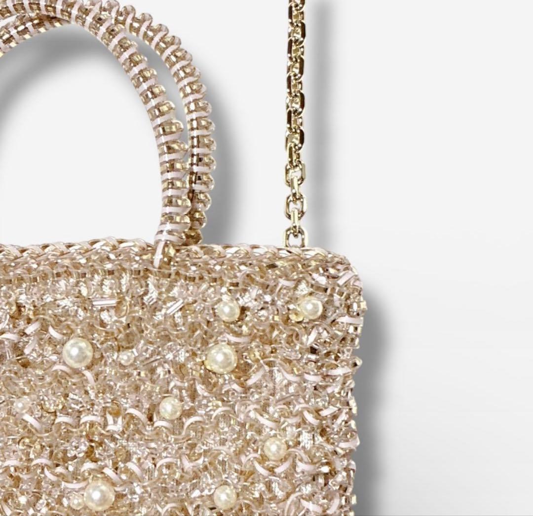 美品レア！アンテプリマ ペルラ グリッター パウダリーピンクゴールド