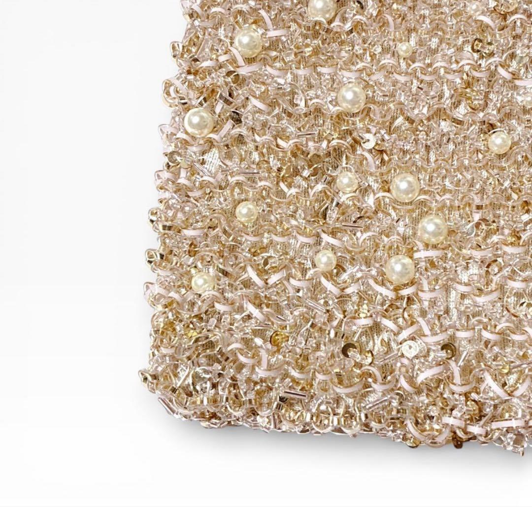 美品レア！アンテプリマ ペルラ グリッター パウダリーピンクゴールド