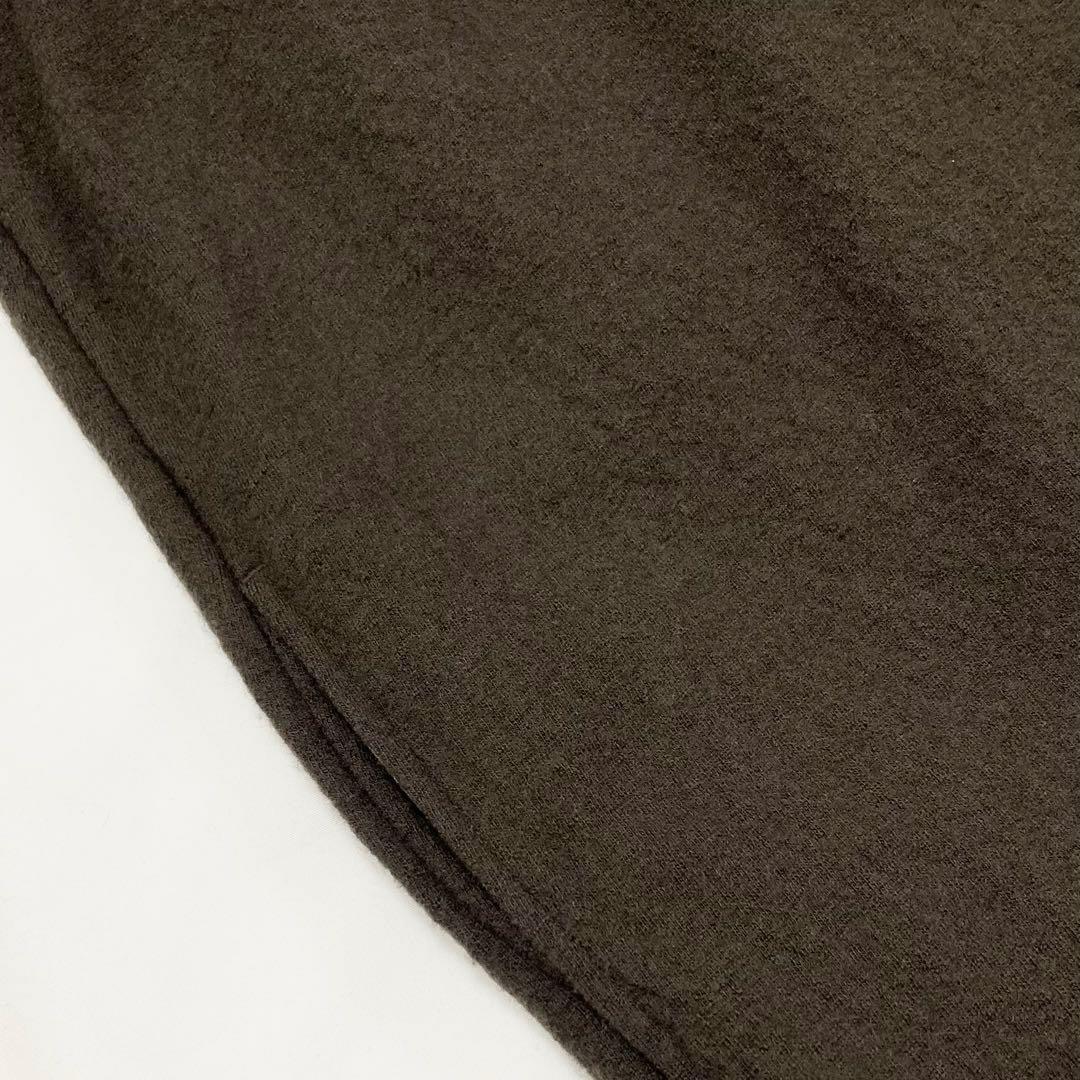 Y's 美品 23AW ウール ハイネック ワンピース カーキブラウン2