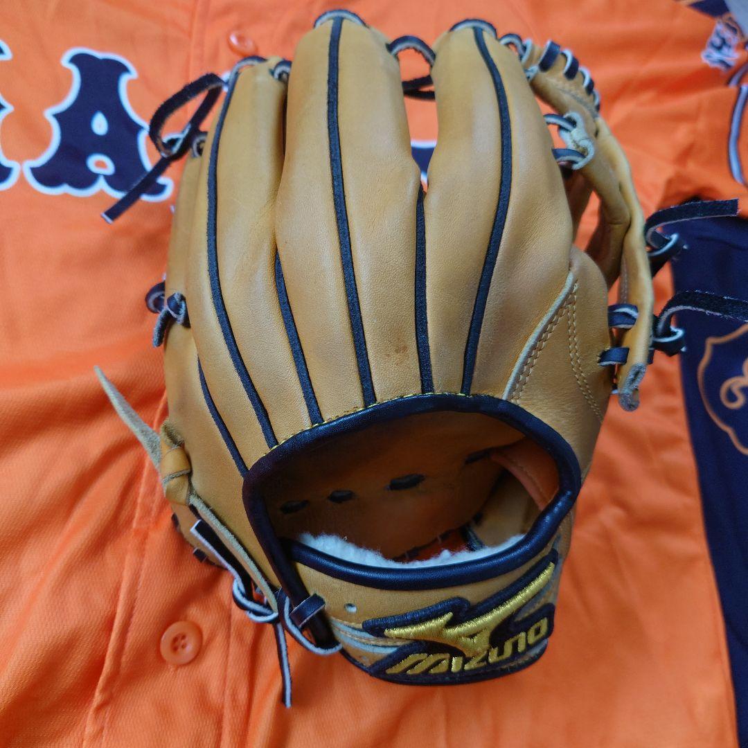NPBプロ野球　選手支給硬式グローブ　ミズノ