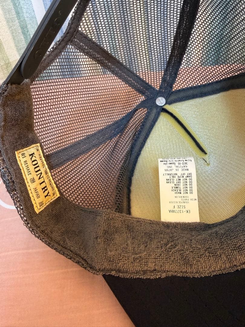 KAPITAL KOUNTRY PEARL CLUTCHER グレー 黒