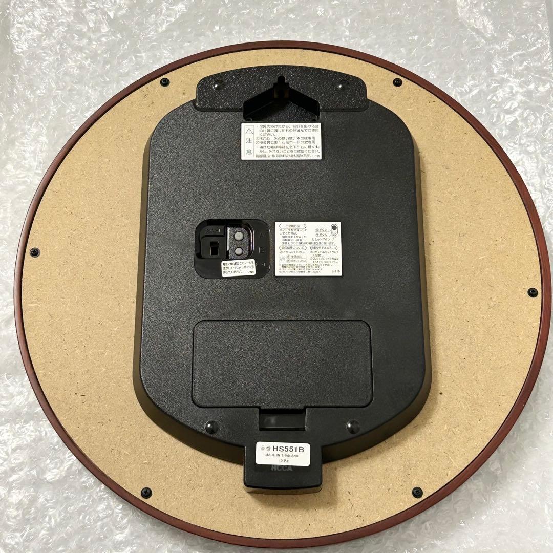 極美品✨ SEIKO EMBLEM 掛け時計 電波時計 スイープ HS551B