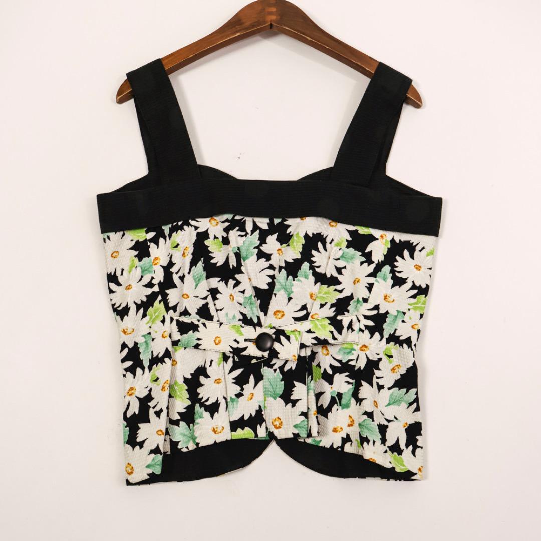 H2670クリスチャンディオール　PRET-A-P0RTER 花柄ジャケット